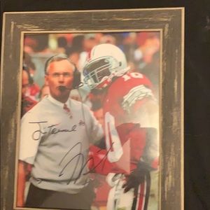 Autographed Ohio State photo.